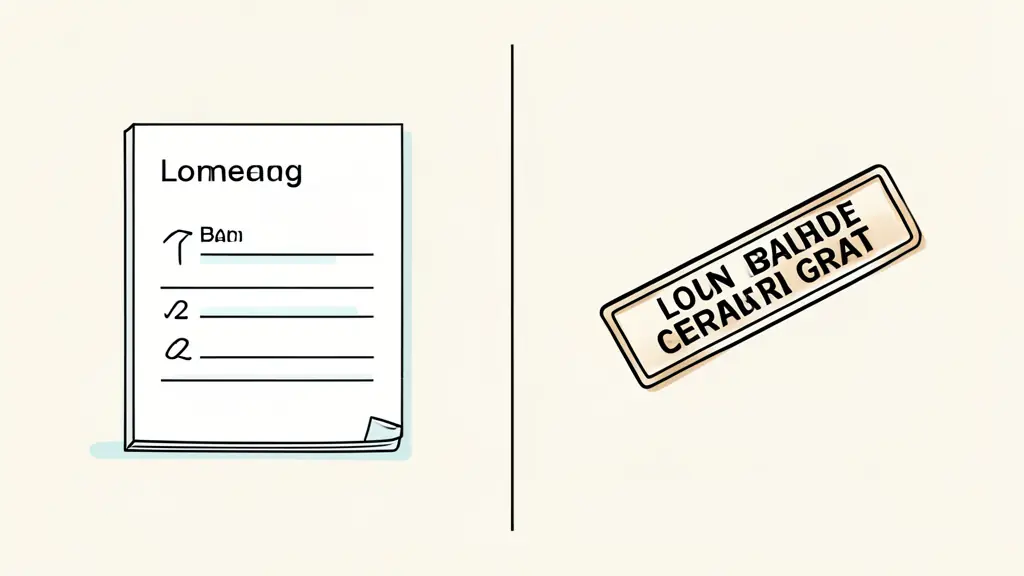 A conceptual split-screen showing a residential energy bill decreasing on one side and a loan balance being reduced by a government grant stamp on the other.